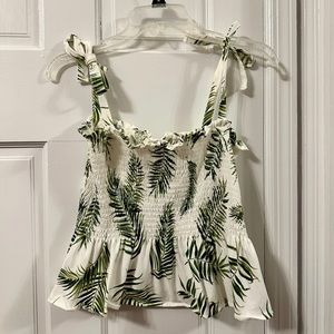 H&M Leaf Tank Top